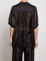 Claude Shirt in Gossamer - Black