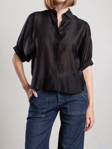 Claude Shirt in Gossamer - Black