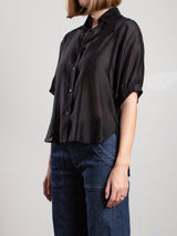 Claude Shirt in Gossamer - Black