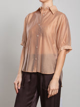 Claude Shirt in Gossamer - Brulee