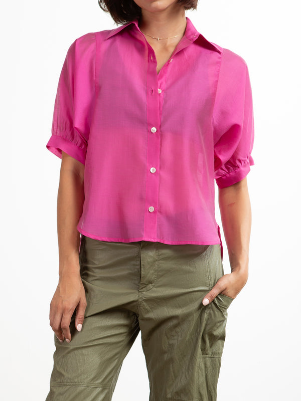 Claude Shirt in Gossamer - Orchid