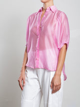 Claude Shirt in Gossamer - Peony