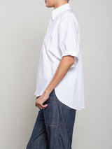 Claude Shirt in Marbella Poplin - White