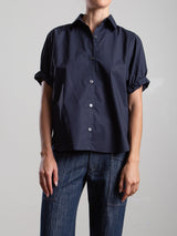 Claude Shirt in Marbella Poplin - Ink