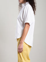 Claude Shirt in Marbella Poplin - White