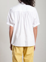 Claude Shirt in Italian Poplin - White