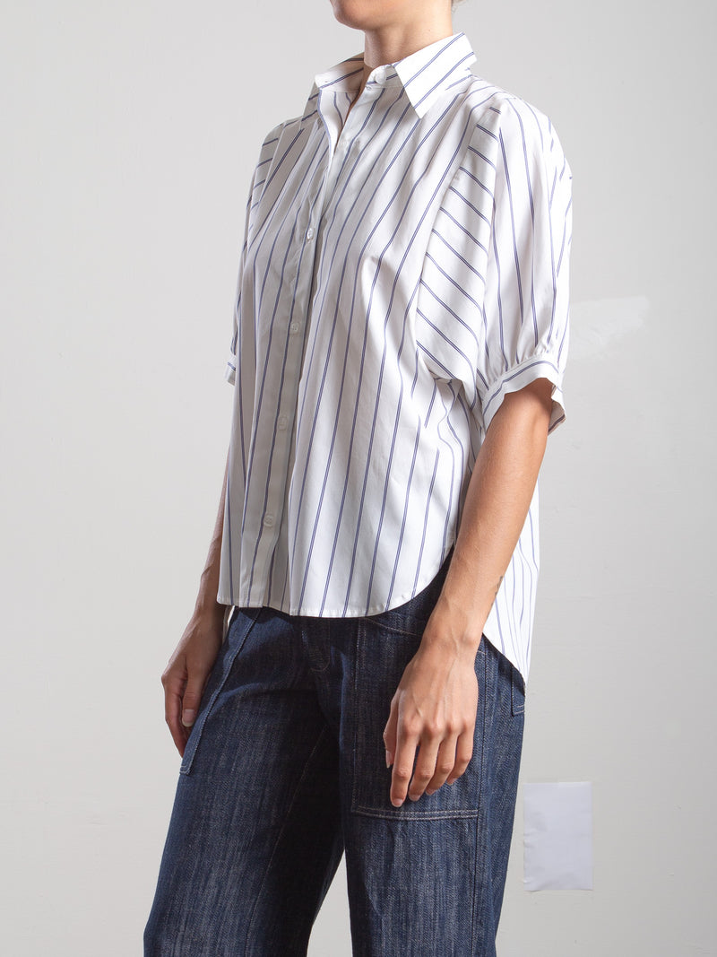 Claude Shirt in Navy Stripe