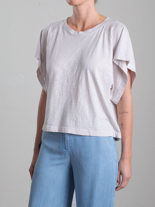 Kimono Tee in Supima Slub - Fog