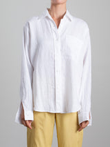 Jessie Shirt in French Linen - White