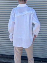 Jessie Shirt in French Linen - White