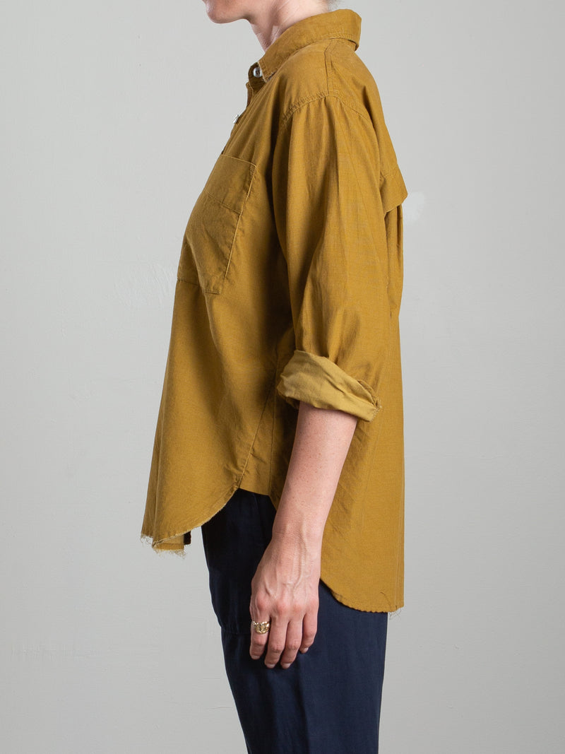 Jessie Shirt in Micro Corduroy - Sun