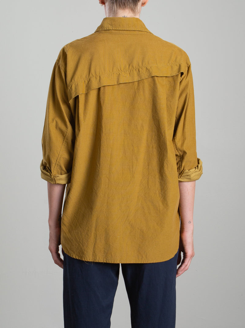 Jessie Shirt in Micro Corduroy - Sun