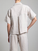 Eddy Shirt in Linen - Oat