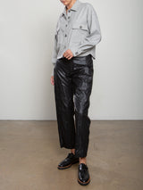 Izzy Shirt in Cambridge Flannel - Shadow