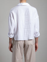Esme Shirt in Linen - White