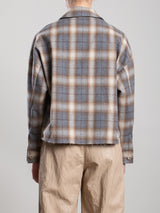 Esme Shirt in Japanese Plaid - Harbor