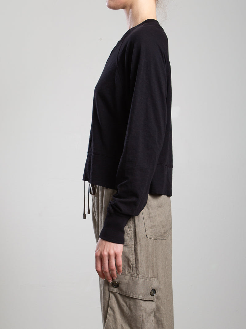 Simon Tee in Supima Slub - Black