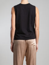 Liv Tank in Supima Slub - Black