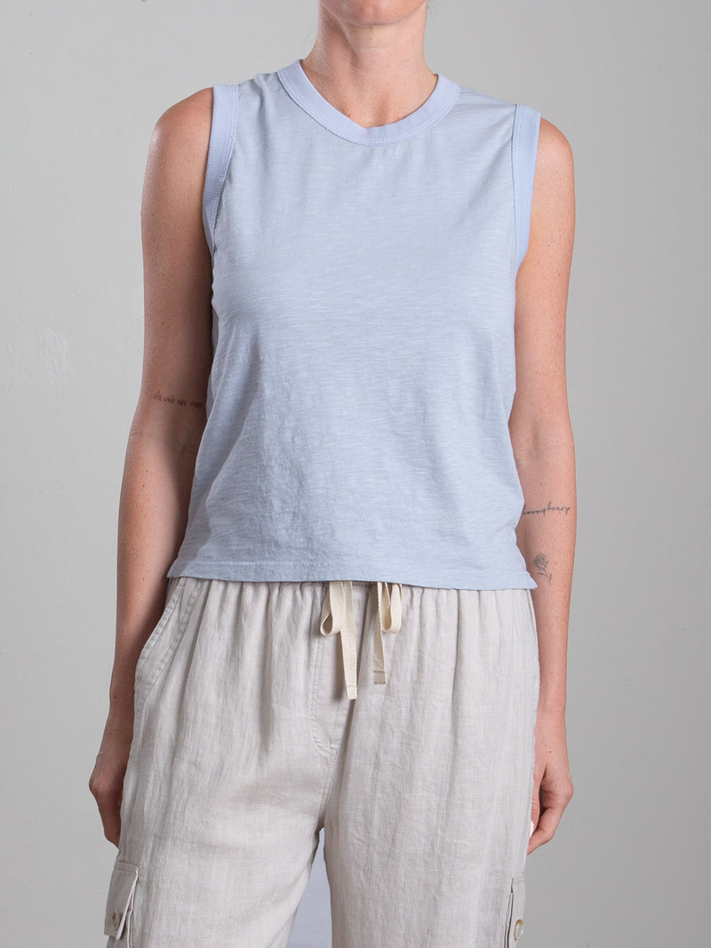 Liv Tank in Supima Slub - Breeze