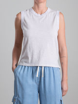 Liv Tank in Supima Slub - Fog