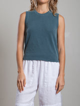 Liv Tank in Supima Slub - Sea