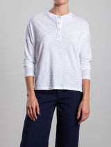 Kat Henley in Supima Slub - White