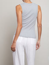 Joan Tank in Lightweight Rib - Mist
