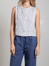 Jillian Top in Heritage Dobby - Ivory