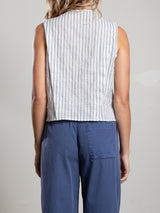 Jillian Top in Heritage Dobby - Ivory