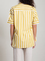 Payton Shirt in Cotton Stripe - Sun