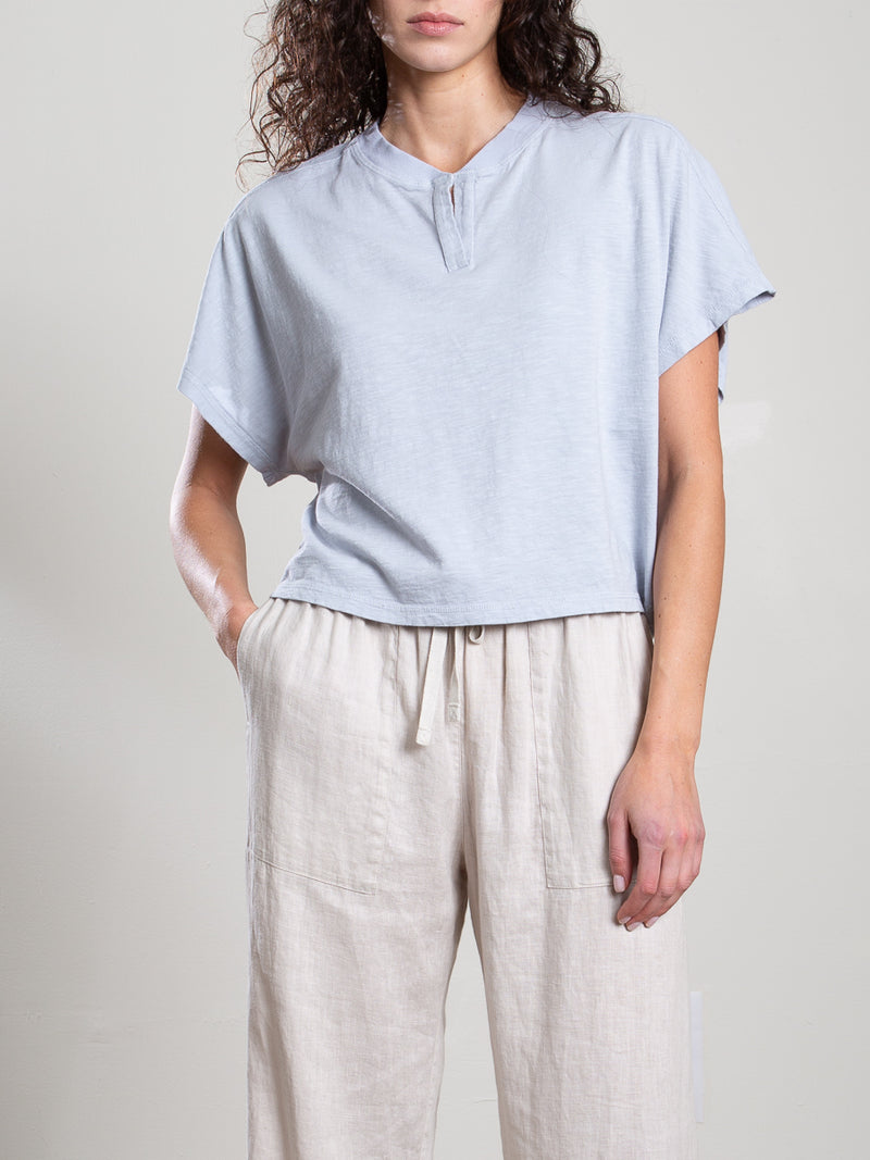 Iris Tee in Supima Slub - Breeze