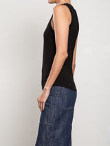 Kiera Tank in Supima Slub - Black
