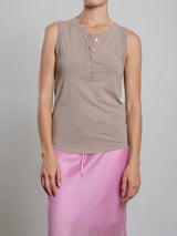 Kiera Tank in Supima Slub - Foundation