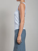 Kiera Tank in Supima Slub - Sky