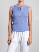Kiera Henley Tank in Thermal - Cornflower