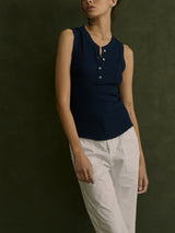 Kiera Henley Tank in Thermal - Midnight