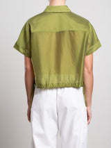 Zoey Shirt in Gossamer - Lime