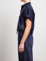Zoey Shirt in Gossamer - Navy