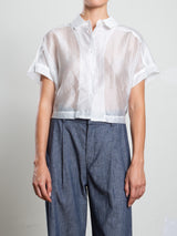 Zoey Shirt in Gossamer - White