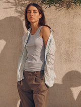 Sol Tank in Tissue Jersey - Mist