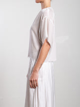 Miles Tee in Velvet - Milk