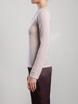 Rina Tee in Cashmere Jersey - Nude