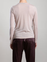 Rina Tee in Cashmere Jersey - Nude