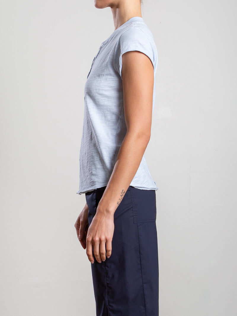 Sal Henley in Supima Slub - Sky