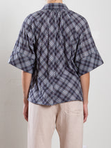Etta Shirt in Whisper Plaid - Night