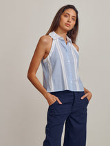 Atlas Halter in Bari Stripe