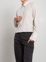 Enzo Shirt in Vienna Stripe - Natural