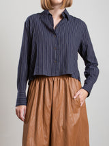 Enzo Shirt in Vienna Stripe - Ink