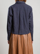 Enzo Shirt in Vienna Stripe - Ink