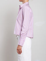 Enzo Shirt in Japanese Stripe - Lilac